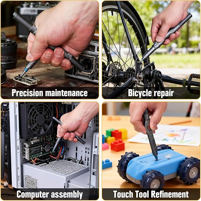 42 in 1 Magnetic Screwdriver Set, Ratchet Screwdriver Sets with 40Pcs Bits, Free Combination Ratchet Screwdriver Tool Set Portable Repair Tool Kit with T Ratcheting Handle for Furiture Bicycle and DIY