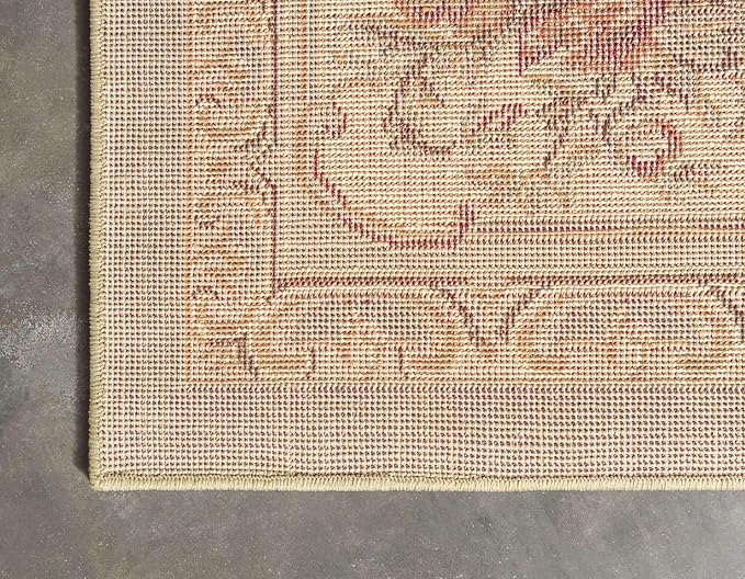 Unique Loom Versailles Collection Traditional Classic Floral Motif Area Rug (2' 0 x 8' 0 Runner, Green/Ivory)