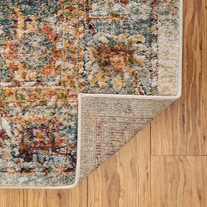 Unique Loom Isabella Collection Area Rug - Adjani (4' 1" x 6' 1" Rectangle, Ivory/ Beige)