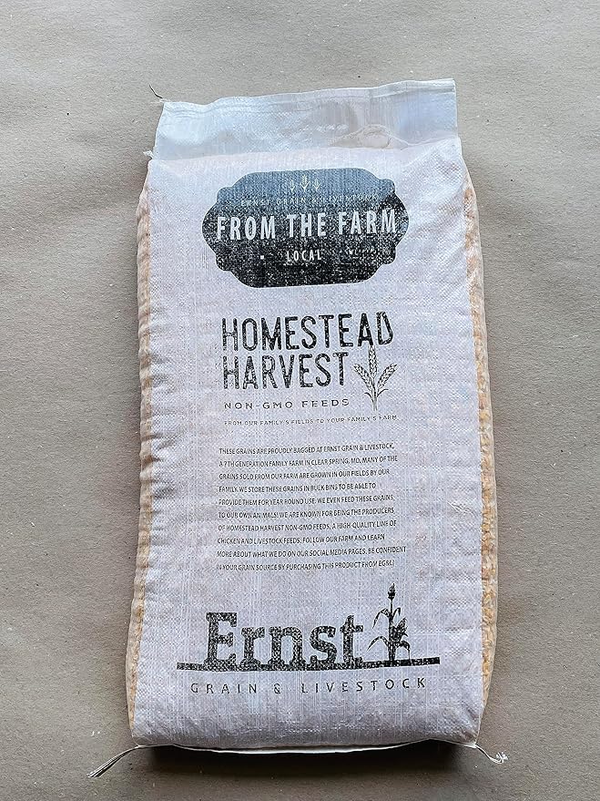 Ernst Grain & Livestock Bird and Wildlife Feed – Perfect for Birds, Ducks, Squirrels, Turkeys, Rabbits, Geese, and Deer – Non-GMO Wild Animal & Bird Feed for Outside Feeders (25lb Bag)