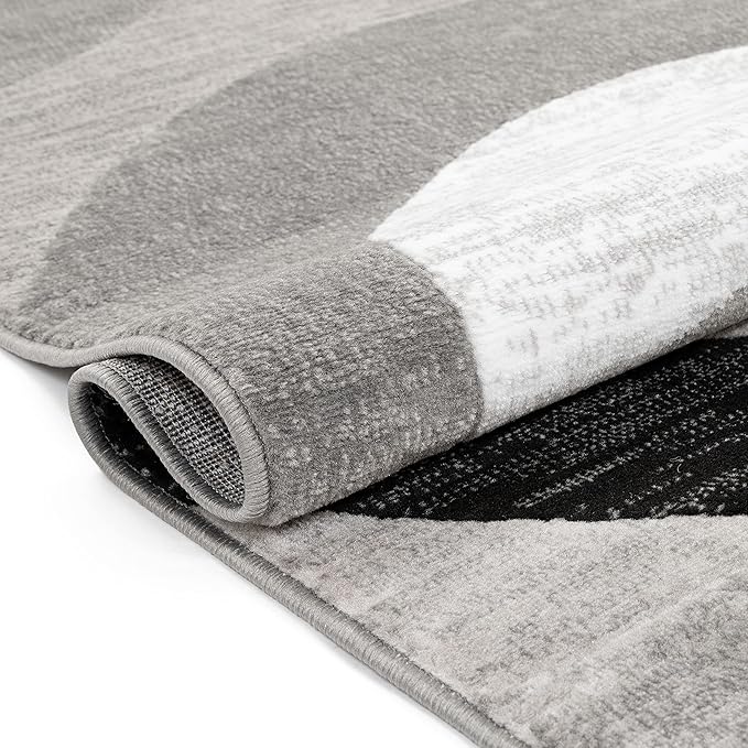 Well Woven Dulcet Bingo Grey Modern Geometric 2'3" x 7'3" Runner Rug