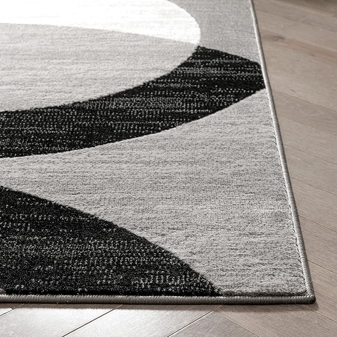 Well Woven Dulcet Bingo Grey Modern Geometric 2'3" x 7'3" Runner Rug