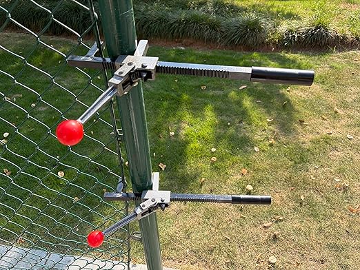 Chain Link Fence Stretcher Tool, Wire Puller Stretcher & Fence Tightener for Barbed & Woven Wire Fence, 9″ Ratchet Range, Easy One-Person Operation for Farm & Yard Projects