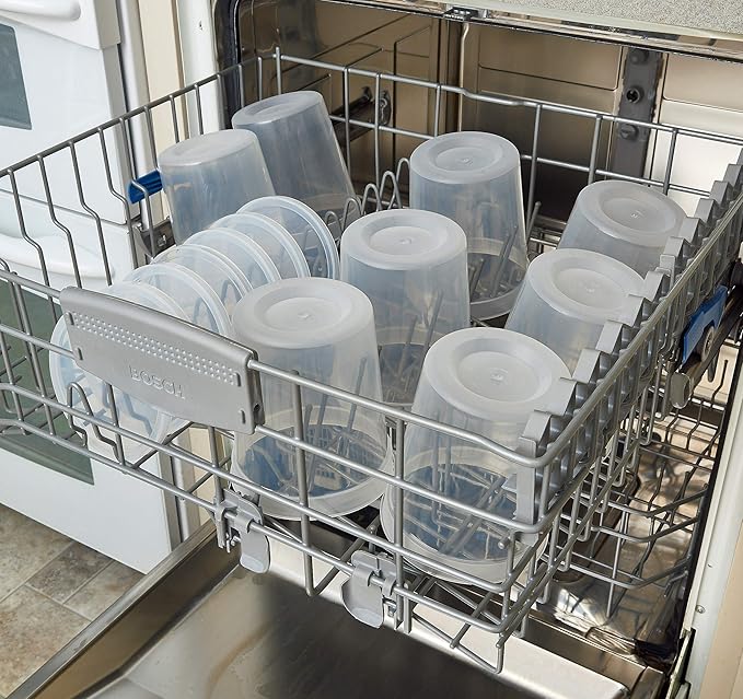 DuraHome Deli Containers with Lids for Food Storage Leakproof - 60 Sets BPA-Free Plastic Microwaveable Clear Food Storage Container Premium Quality, Freezer & Dishwasher Safe (16 oz & 32 oz - Bulk)