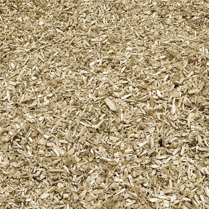 Hemp Chicken and Animal Bedding 8 Lbs of Natural Ground Hurds - Super Absorbent- DUST Free- for Your Chickens, Horse, Rabbit, Reptile, Hamster, Cage Coop or CAT Litter - USA Grown - Carbon Negative