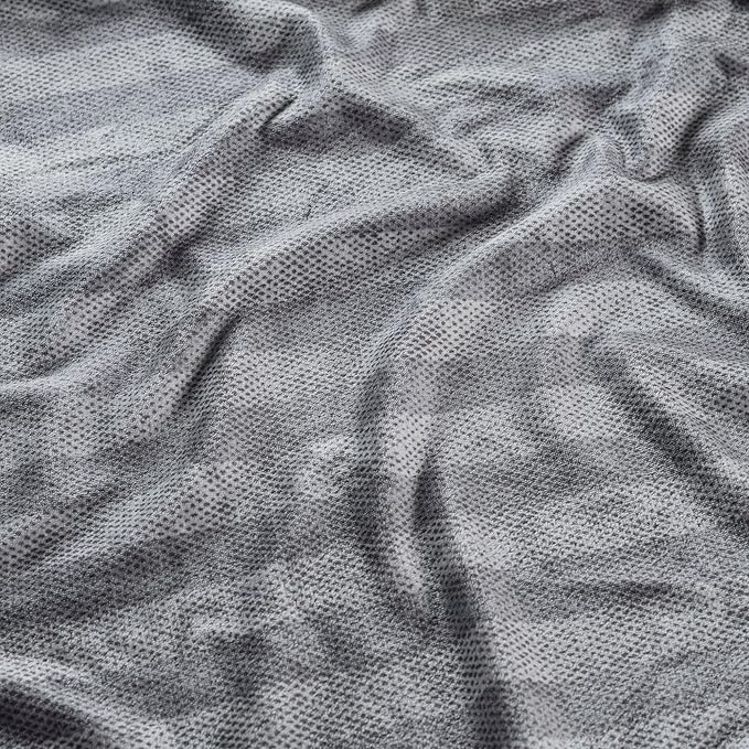Vianney - Lightweight Blanket - Shadow/Throw Blanket - 100% Polyester - Modern Dark-Tone Striped Design - Lightweight Breathable Layering