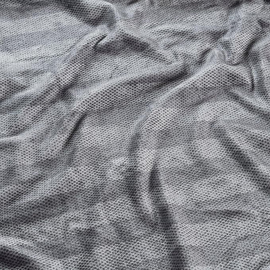 Vianney - Lightweight Blanket - Shadow/Throw Blanket - 100% Polyester - Modern Dark-Tone Striped Design - Lightweight Breathable Layering