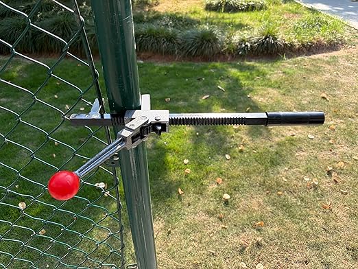 Chain Link Fence Stretcher Tool, Wire Puller Stretcher & Fence Tightener for Barbed & Woven Wire Fence, 9″ Ratchet Range, Easy One-Person Operation for Farm & Yard Projects