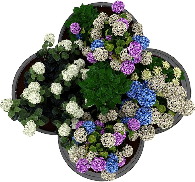 2-Pack Galvanized Raised Garden Bed, 4x4x1ft Outdoor Planter Box with Open Base for Herbs, Veggies & Flowers. Rust-Resistant Raised Garden Beds , Ground-Connected Design for Deep Root Growth, White