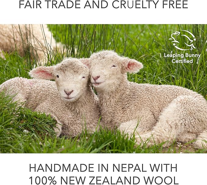 Friendsheep Wool Dryer Balls, Organic Reusable Fabric Softener Alternative for Laundry, Handmade, Fair Trade, Hypoallergenic, Eco-Friendly, Plastic-Free (6 Pack XL - Spring Magic)