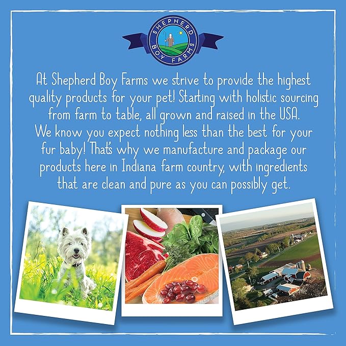 Shepherd Boy Farms Freeze Dried Raw Dog Food, Chicken Recipe, All Natural, No Synthetics, Made in USA with Goat's Milk & Organic Produce, High Protein, Complete Meal (14oz)