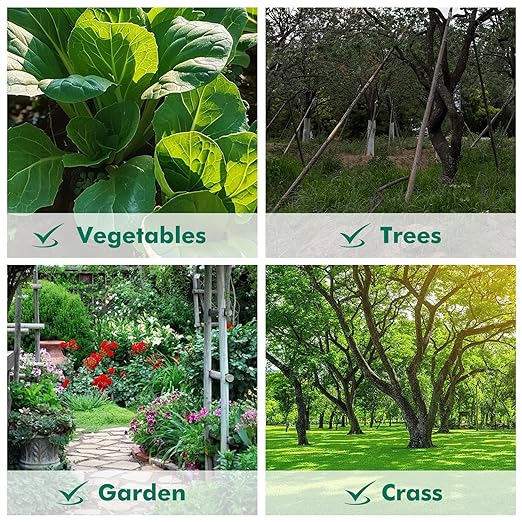 Soaker Hose System 1/2 Inch x 50ft Soaker Hose Kit with 25ft PVC Garden Hose Drip Irrigation Watering Tubing System with Reinforced Fittings Water for Outdoor Garden Yard Lawn Raised Flower Bed Plant