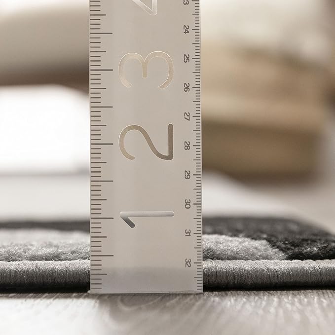 Well Woven Dulcet Bingo Grey Modern Geometric 2'3" x 7'3" Runner Rug