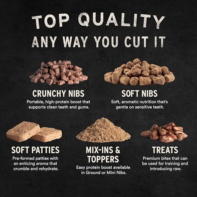 Vital Essentials Freeze-Dried Raw Cat Food, Duck Mini Patties, 15 oz