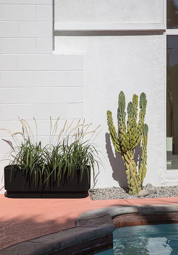 Veradek Demi Series Raised Garden Bed - Self-Watering Planter for Backyard & Garden | All-Weather Use