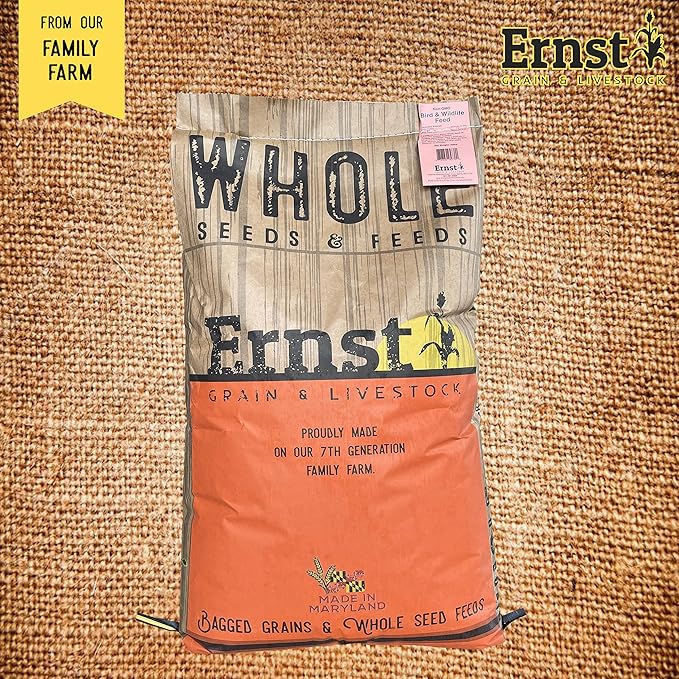 Ernst Grain & Livestock Bird and Wildlife Feed – Perfect for Birds, Ducks, Squirrels, Turkeys, Rabbits, Geese, and Deer – Non-GMO Wild Animal & Bird Feed for Outside Feeders (46 Pounds)