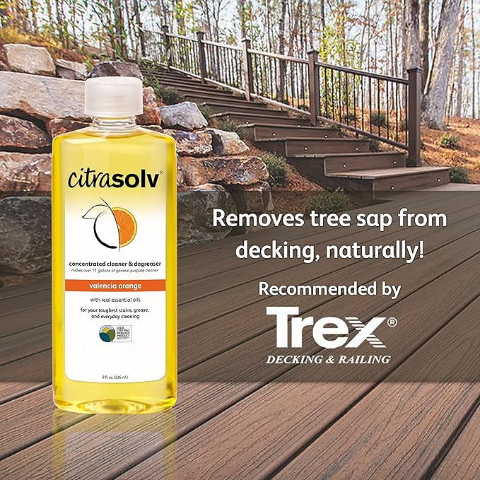 Citra Solv Concentrated Cleaner & Degreaser, Deodorizer, Home & Outdoor, Adhesive Remover, Natural Orange Oil 16 fl oz (6)