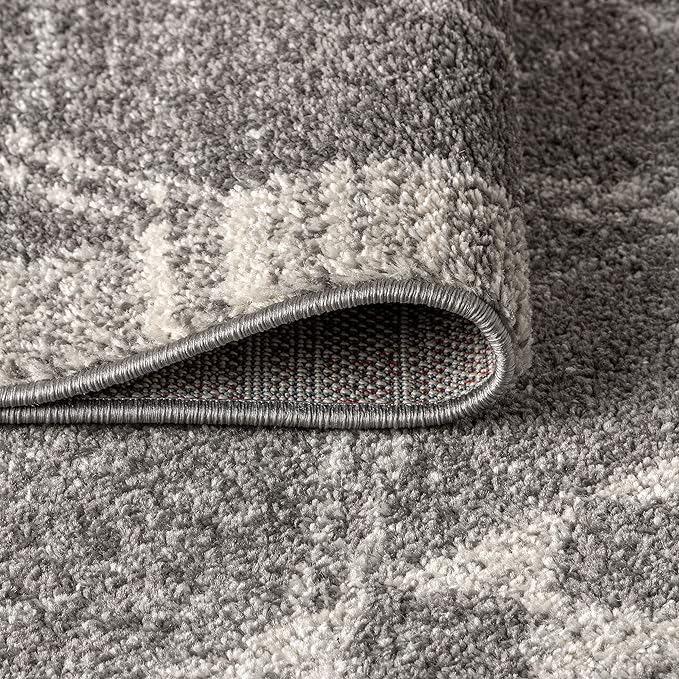 JONATHAN Y Amir Moroccan Beni Souk Gray/Cream Indoor Area Rug, 4x6, Bohemian, Scandinavian, Easy-Cleaning for Living Room, Bedroom, Kitchen, Pet Friendly, Non-Shedding (MOH200C-4)